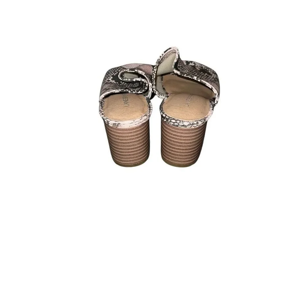 NWOT LANE BRYANT Dream Cloud Single Strap Block Heel Sandel Size 7W